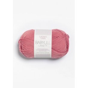  Babyull Lanett 4023 stvet gammel rosa