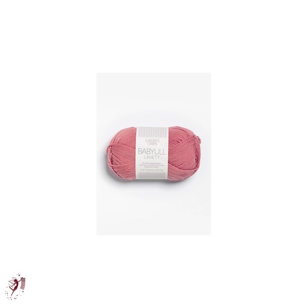  Babyull Lanett 4023 stvet gammel rosa