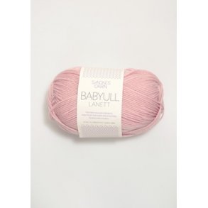 Babyull Lanett 4312 pudder rosa