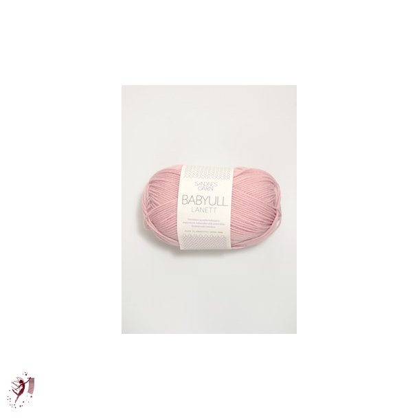 Babyull Lanett 4312 pudder rosa