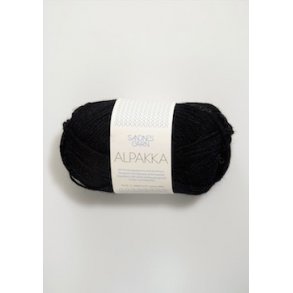 Alpakka 1099 sort Tilbud 40 kr