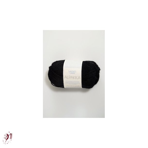 Alpakka 1099 sort Tilbud 40 kr