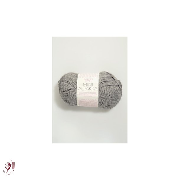 Mini Alpakka 1042 grmeleret