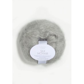 Silk Mohair 1022 lysgr meleret