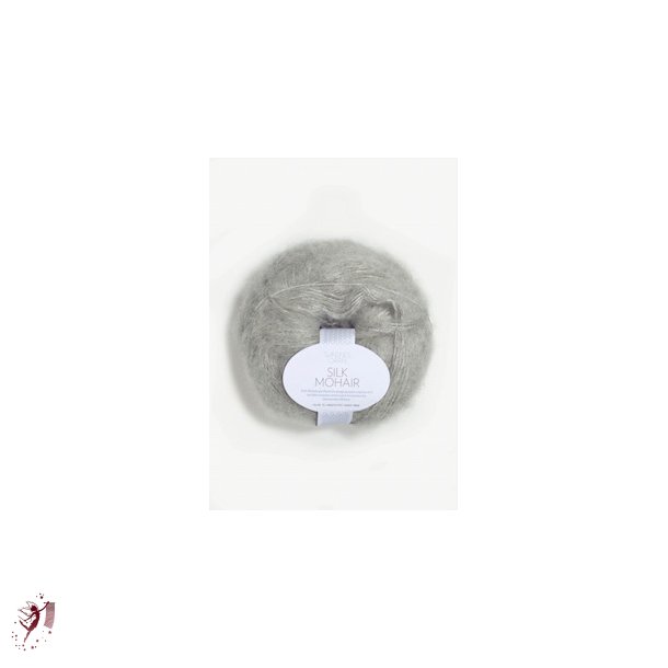 Silk Mohair 1022 lysgr meleret