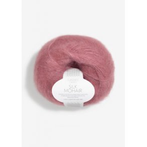 Silk Mohair 4244 Mrk gammel rosa