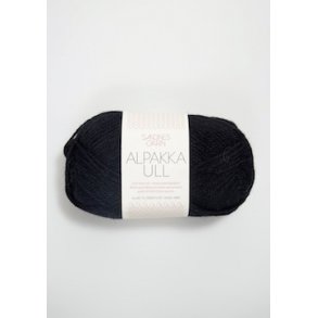 Alpakka Ull 1099 sort
