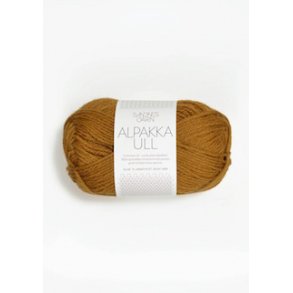  Alpakka Ull 2335 sennepgul 