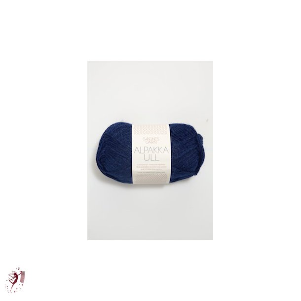 Alpakka Ull 5575 marine bl
