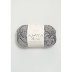 Alpakka Silke 1042 lys grmeleret