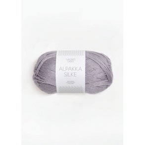 Alpakka Silke 4631 Stvet lilla