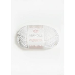 Merinoull 1001 hvid