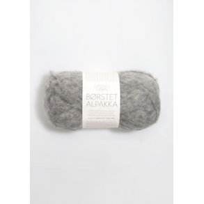 Brstet Alpakka  gr 1042