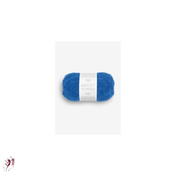 Brstet Alpakka  Jolly blue 6046