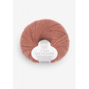  Tynn Silk Mohair 3553 St�vet plomme