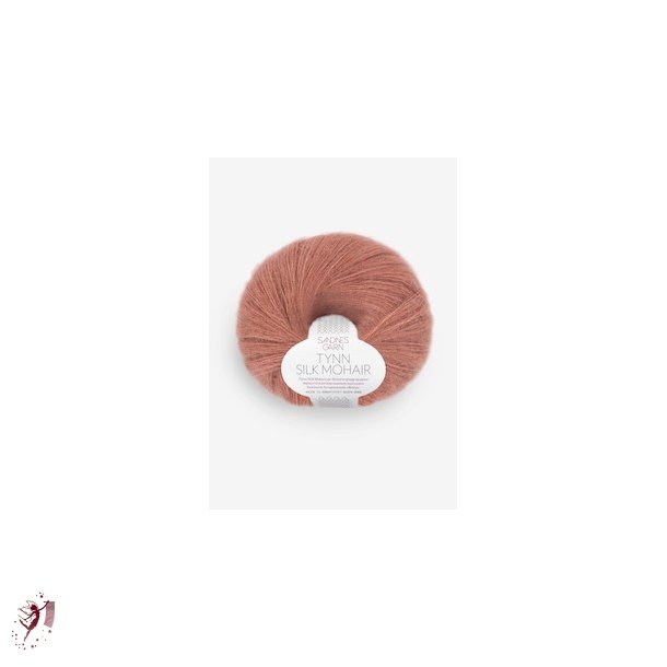  Tynn Silk Mohair 3553 Stvet plomme
