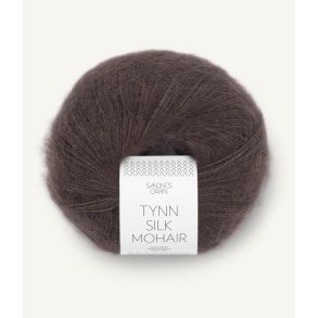 Tynn Silk Mohair 3880 Mork sjokolad