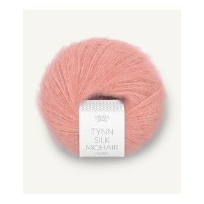 Tynn Silk Mohair 4033 Fersken blomst