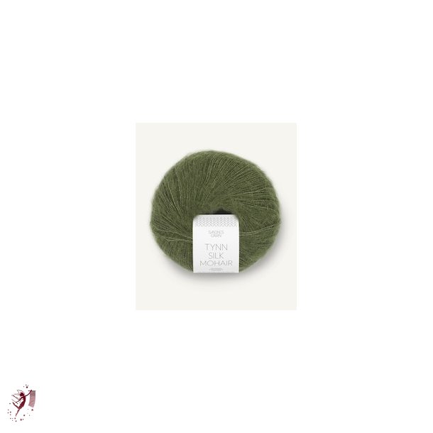 Tynn Silk Mohair 9062 olivengrn