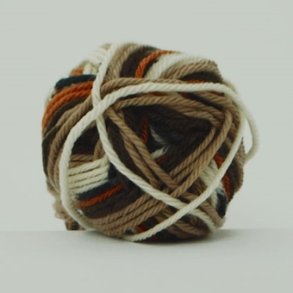 Ragg Strmpegarn 1267 multi beige brune toner