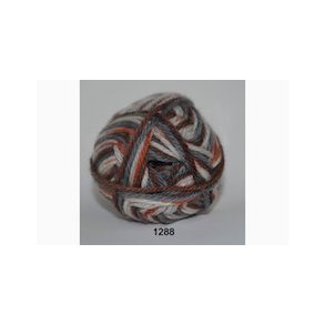  Ragg Strmpegarn 1288 multi brndte og grtoner