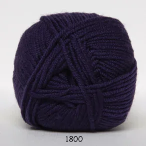 Extrafine Merino 90 - 1800 Dyb m�rk lilla