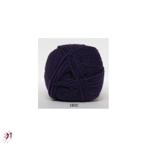 Extrafine Merino 90 - 1800 Dyb m�rk lilla