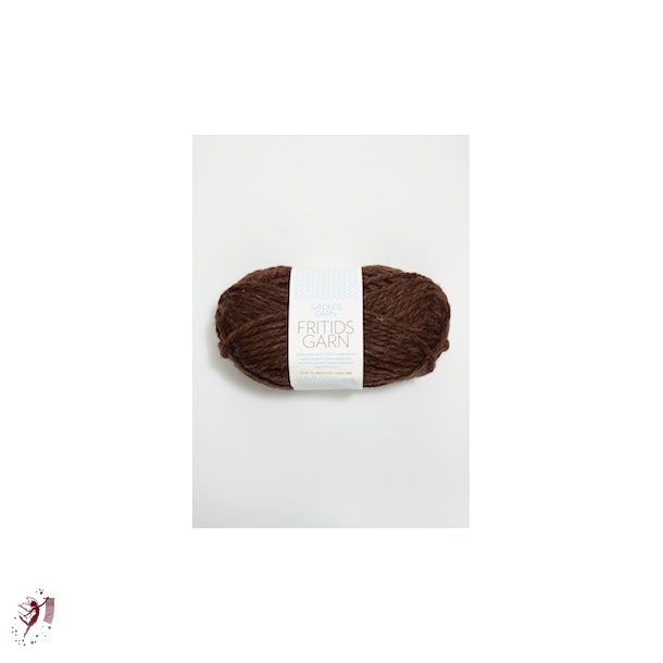 Fritidsgarn 4071 mrk brun