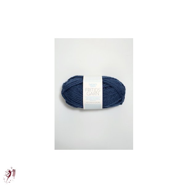 Fritidsgarn 6364 mrk  stvet bl