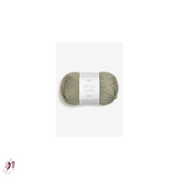 Fritidsgarn 9041 stvet lysgrn