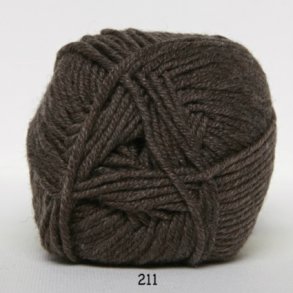 Extrafine Merino 120 - 211 meleret brun