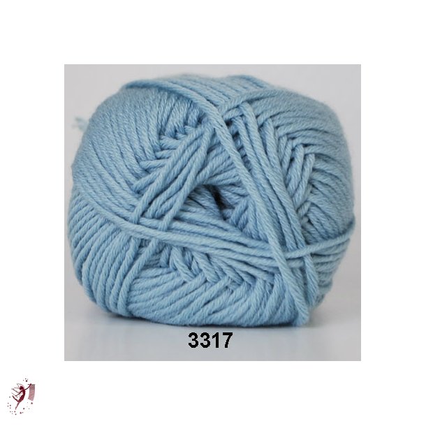  Merino Cotton farve 3317 aqua