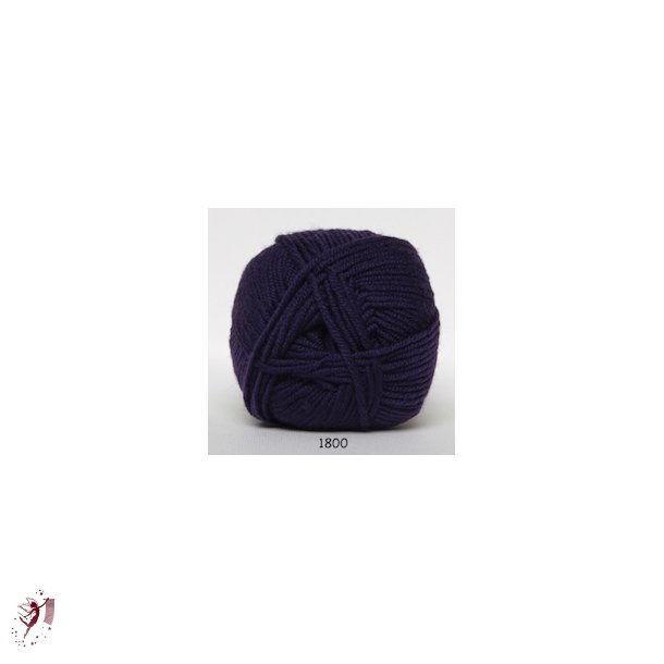 Merino Cotton farve 1800 lilla