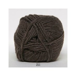 Merino Cotton farve 211 lys brun meleret