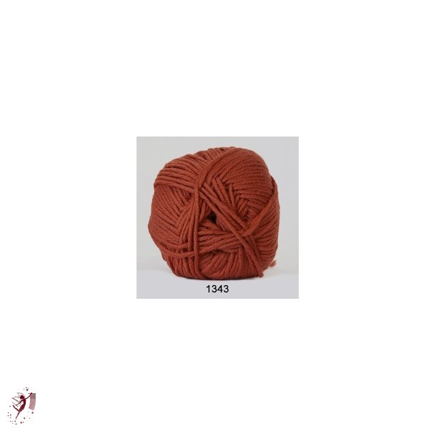Merino Cotton farve 1343 terracotta