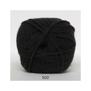  Merino Cotton farve 500 sort