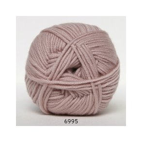 Merino Cotton farve 6995 pudder rosa