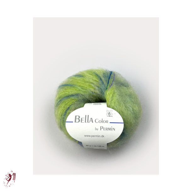  Bella Color 86 Limegrn/lilla og mrkegrn