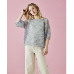 Bella Color Florlet raglanblusestr s-m-l-xl  Strikkekit 