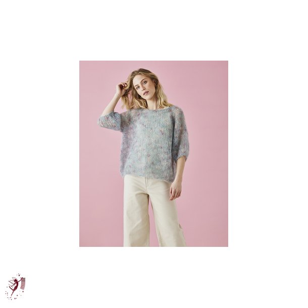 Bella Color Florlet raglanblusestr s-m-l-xl  Strikkekit 