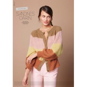 Strikkekit Luftig paletjakke str m 