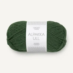  Alpakka Ull 8082 Skovgrn