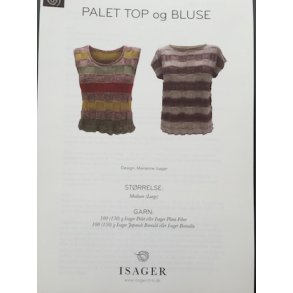 Palet top og bluse