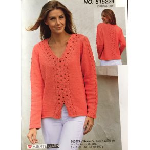 Hjertegarn Damer mnster 1667 Hjerte Alpaca