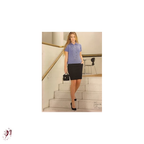 Hjertegarn Damer   mnster 1617 cotton silk