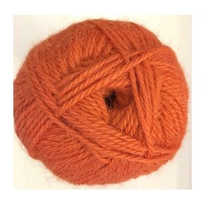 Hjerte Alpaca 9110 brndt orange