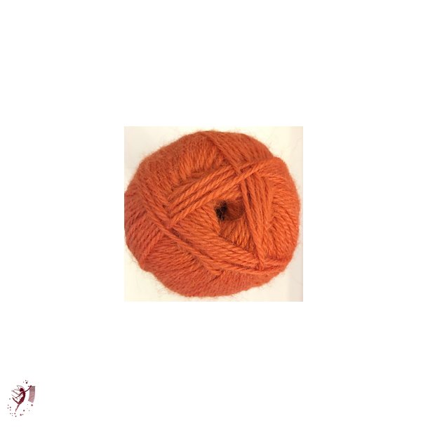 Hjerte Alpaca 9110 brndt orange