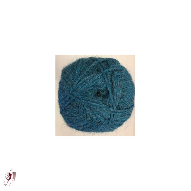 Hjerte Alpaca 2336 petrol meleret