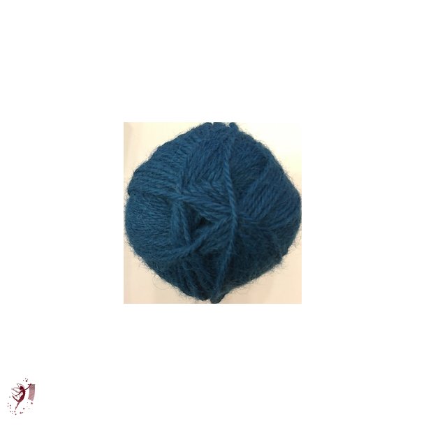 Hjerte Alpaca 1107  mrk petrol