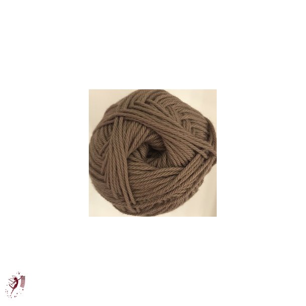 Cotton nr. 8 - 2133 lys Brun